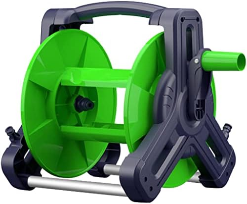 Hose Reel Cart Water Hose Reel Cart Hose Storage Rack for Car Wash, Wall-Mounted Garden Hose Reels, Vegetable Field Irrigation Hose Cart, Watering Tools, Hose Not Included (Color : Green, Size : Hos by Unknown