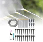 Garden Drip Irrigation Watering Kit, Automatic Garden 82FT 4/7 PVC Hose Drip Irrigation Sprinkler with Connectors for Greenhouse Flower Bed Lawn Patio Yard - Image 6