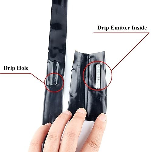 16mm 1-Hole Micro Irrigation Drip Tape, Garden Plants Soaker Hose Greenhouse Farm Watering Tape Agricultural System (Color : Space 15cm, Size : 16mm 100m(2x50m)) - Image 3