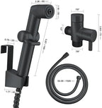 JONKEAN Black Handheld Toilet Bidet Sprayer for Cleaning - Image 5