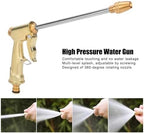 High Pressure Hose Nozzle Sprayer Head Garden Hose Nozzle Easy Water Control Pressure, for Lawn Washing - Image 3