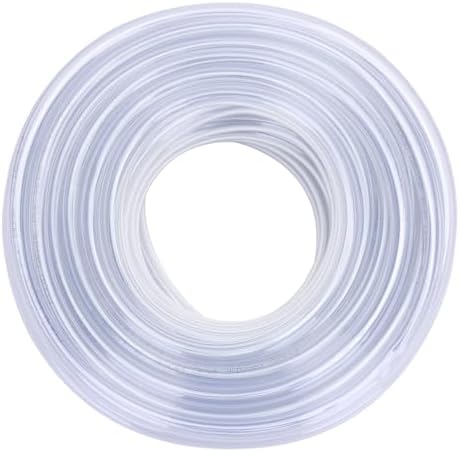 DERNORD PVC Tubing 9/16"ID X 3/4"OD Flexible Clear Vinyl Hose 100 Feet for Food Grade by DERNORD