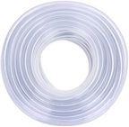 DERNORD PVC Tubing 9/16"ID X 3/4"OD Flexible Clear Vinyl Hose 100 Feet for Food Grade by DERNORD
