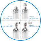 3 Pack Float Valve, 304 Stainless Steel Fully Auto Fill Shut Off Water Level Control Float Valves for Water Tank, Livestock Troughs,Pool - Image 4