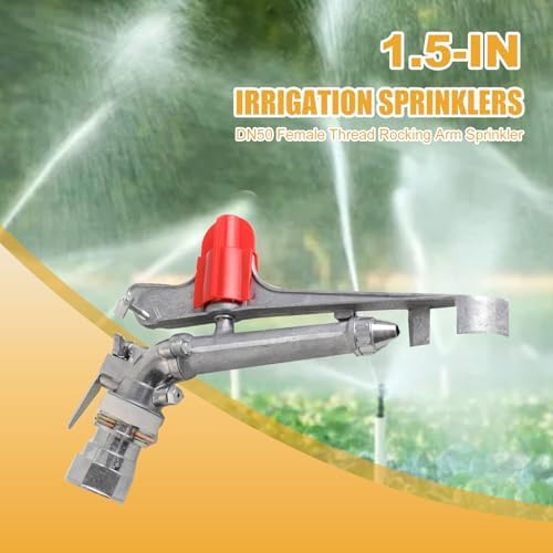 1.5" Agriculture Farm Irrigation Sprinkler 360° Rotary Pack of 2 - Image 2