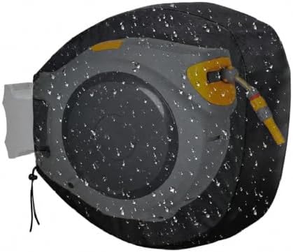 420D Garden Hose Reel Cover for Kawasaki Mule Pro-MX EPS, Outdoor Storage Cover with Oxford Fabric, Adjustable Drawstring for Wall Mounted Retractable Reels by Unknown