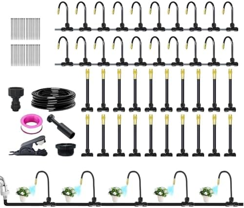 Drip Irrigation System with Nozzle Adjustable Sprinkler Head - Image 6