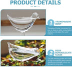 POPETPOP 4pcs Glass Self Watering Globes for Indoor Plants Creative Decorative Plant Waterer with Day Drip Irrigation Automatic Self-Watering Device for Home Garden and Travel - Image 3