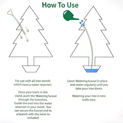 Christmas Tree Watering Funnel - 40" Long (2 Units) - Image 7