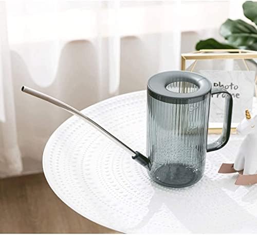 Watering Can Water Can Watering Can Stainless Steel Long Mouth Watering Pot Transparent Watering Cans for Bonsai Plants Garden Outdoor Watering Can Indoor Plants(Brown) - Image 5