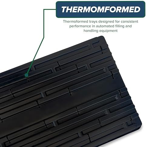 10 Plant Growing Trays (WITH Drain Holes) - 20" x 10" - Perfect Garden Seed Starter Grow Trays: For Seedlings, Indoor Gardening, Growing Microgreens, Wheatgrass & More - Soil or Hydroponic - Image 3