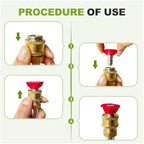 Jet Nozzle Power Sprayer High Pressure Hose Nozzle Washer Tools for Patio Garden Driveway Outdoor Cleaning - Image 6