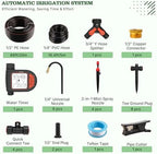 Anleolife 82.4FT Automatic Drip Irrigation System Kit with Water Timer - Image 2