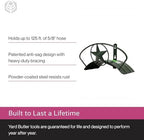 Yard Butler Heavy Duty Wall-Mounted Hose Hanger - Star Design, Green - Image 4