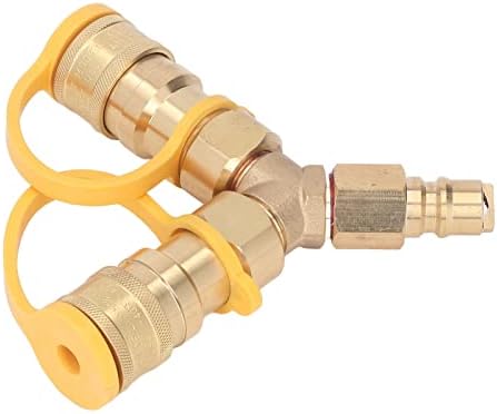 Gas Y Splitter, 1/2 Natural Gas Grill Connector, Two Way Gas Splitter, Y Splitter Gas Quick Connect Adapter, 1/2 Ih Y Quick Connect for Grills Generators Patio Heaters Pizza Ovens Patio - Image 7
