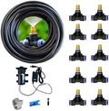 Misting Cooling System with Pump, Outdoor Mister System for Outside Patio, Garden Irrigation System Kit for Garden Greenhouse Umbrella ﻿(6M(19.6ft)) by Unknown