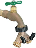 Garden Hose Splitter 2 Way, Aluminum, Stainless Steel Valve, 3/4 in by Unknown