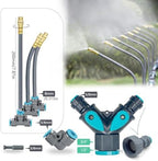 Drip Irrigation System, 82Ft 5/16 Inch Hose, 25 Adjustable Copper Nozzles, Automatic Atomizing Watering Kit for Greenhouse, Outdoor, Raised Bed, Lawn - Image 3