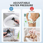 Arofa Built-in Hot and Cold Bidet Sprayer, Hands-Free Control, Matte Black - Image 6