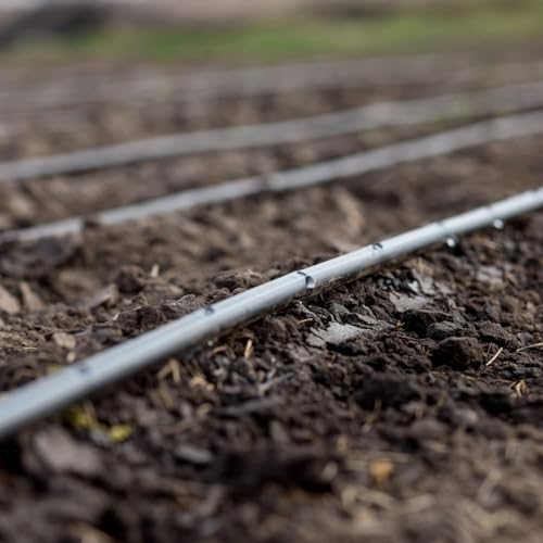 Drip Irrigation Line 1/4" Tubing Roll, 6" Emitter Spacing.52 GPH, Color Black (.170 ID x 240 OD) - Will Work from Gravity Feed (500' Foot Roll) - Image 2