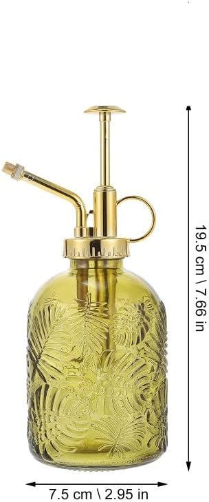 Watering Bottlemister Glass Can Spray Vintage Pump Spritzer Small Decorativeantique Pot Transparent Water Flower Misting(D) - Image 2