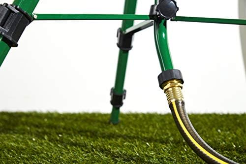 1/2 -inch Heavy-Duty Brass Impact Sprinkler on Adjustable 22-48-inch Metal Tripod Base - Image 2
