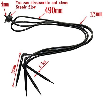 Garden Drip Irrigation 20 Sets Curved Arrow Watering Spikes for Plants - Image 3