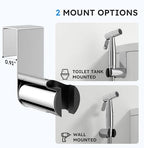 Arofa Handheld Bidet Sprayer, Bidet Attachment for Toilet, Chrome - Image 6