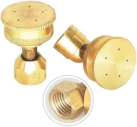 Garden Sprinkler Adjustable 5 Hole Brass Sprayer Nozzle M14 Atomizing Spray Fitting Hose - Image 5