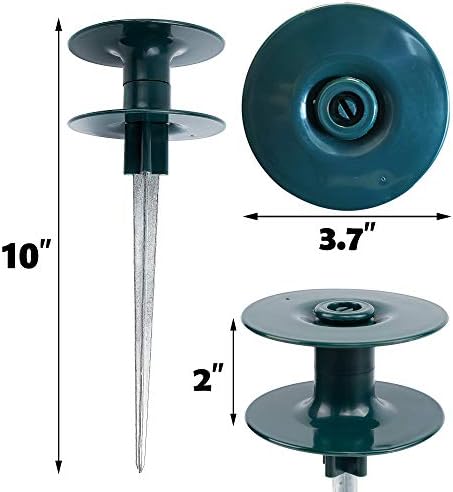 Twinkle Star 10 Inch Garden Hose Guide Spike, 6 Pack - Image 3
