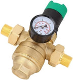 Water Pressure Regulator, 40 Microns Filter Drinking Water Pressure Regulator with Meter, Brass for Homes, Gardens, Buildings & Factories (1/2 inch (DN15)) - Image 5