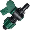 USA MADE - Irritec Tape Loc Fittings for 5/8" Drip Tape | Couplers, Tees, Elbows A1-T5 | Drip Irrigation Fittings | Long-term Leak-Free Connection (Tape Loc x .400 Barb w/Valve, 50) by DripWorks