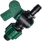 USA MADE - Irritec Tape Loc Fittings for 5/8" Drip Tape | Couplers, Tees, Elbows A1-T5 | Drip Irrigation Fittings | Long-term Leak-Free Connection (Tape Loc x .400 Barb w/Valve, 50) by DripWorks