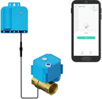 YoLink X3 Valve Controller Kit, 1/2" Brass Motorized Ball Valve, LoRa Long Range, 10+ Year Lithium, D2D with Leak Sensors & Fob, App Control & Schedules, Alexa/IFTTT/Home Assistant, Hub Required by YoLink