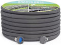 Soaker Hose 5/8" 30ft Round Rubber Garden Soaker Hoses by Aurssa