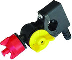Fimco 7771884 (OEM# 5275123) Wet Boom Polyacetal Center Nozzle Assembly, 4' Coverage, 1/2" Hose Inlet, Built-In Shut-Off Valves, Built-In Swivel, Fits 5100316 Stainless Steel Tube, 3-5/8" x 6-5/8" by Fimco