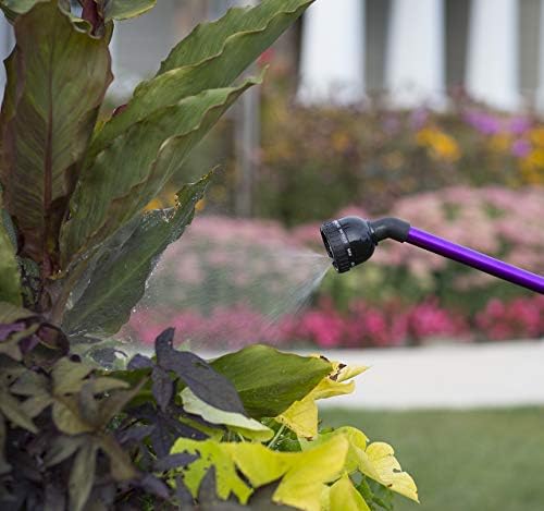 Dramm Kaleidoscope Rain Wand – 16” Touch-N-Flow with Trigger Shut-Off Valve & Lock, Gentle Shower Watering Wand for Plants, Hanging Baskets & Garden Beds – Red - Image 2