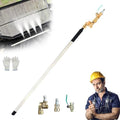Radiator Cleaner, 23.6 Inch（60cm） Thickened Radiator Cleaning Wand with Water & Air Dual-Purpose Connector, Flat Radiator Cleaning for Garden Hose (1) by Yutdiery