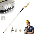 Radiator Cleaner, 23.6 Inch（60cm） Thickened Radiator Cleaning Wand with Water & Air Dual-Purpose Connector, Flat Radiator Cleaning for Garden Hose (1) by Yutdiery