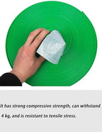 Heavy-Duty 164ft Flat Drip Irrigation Hose for Farm & Garden - Anti-Explosion, Ideal for Vegetables, Crops & Efficient Watering Solutions Green 65.6feet- 5in - Image 3
