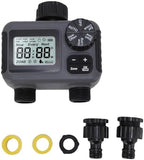 Water Timer for Garden Hose, 2 Zone IPX5 Sprinkler Timer, Programmable Garden Hose with Rain Delay Manual Watering for Lawn Yard - Image 6