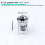 5/10PCS 0.9mm-1.5mm Orifice Foam Cannon Orifice Nozzle and Foam Manufacturer Mesh Filter Filter Kit with Cleaning Tools Foam Cannon Snow Foam Car Stainless Steel 1.35mm 10pcs - Image 2