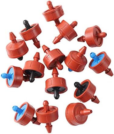 Irrigation Dripper Pressure Compensate Emitter Garden Drip Compensation Regulator Greenhouse Agriculture Steady Flow Watering Dripper 2L 4L 8L 50Pcs (Color : 8L/H) - Image 3
