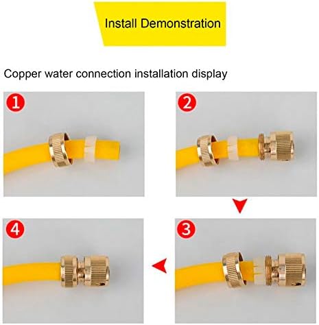 Garden Watering Sprayer Kit High Pressure Car Washing Accessory Brass Adjustable Nozzle Irrigation Equipment - Image 6