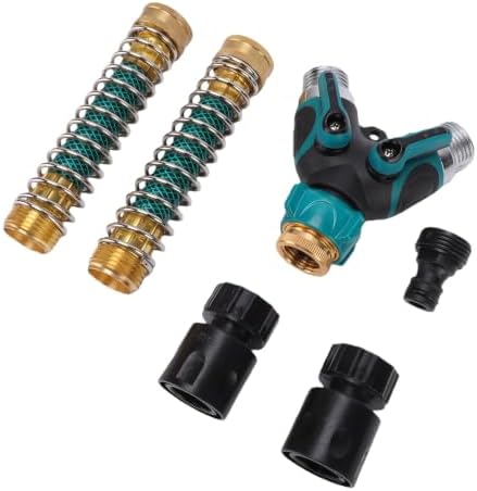 ViaGasaFamido Y Garden Hose Splitter 2 Way, 3/4 Inch Aluminum Alloy with - Image 3