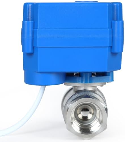 Motorized Ball Valve 1/2" Stainless Steel Full Port 9-24V AC/DC - Image 2