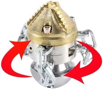 1/2 Inch High-Pressure Rotating Sewer Spray Nozzle, 40~140L - Image 2