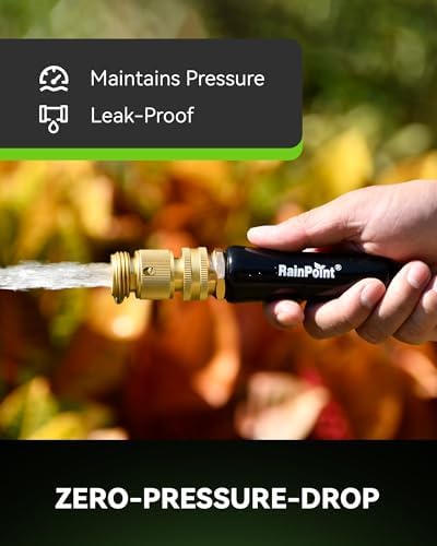 RainPoint Heavy-Duty Spray Nozzle Kit | Quick-Connect Brass & Zinc Garden Combo - Image 3