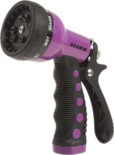 DRAMM 50035 Watering and Tool Set in Green Includes 16-Inch Touch 'N Flow Pro Rain Wand, 9-Pattern Revolver Spray Gun, and Compact Shear, Blue - Image 2