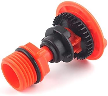 Xiaochen Lawn Irrigation Garden Watering 2~100pcs 1/2" Thread 650L/h 360° Automatic Rotating Sprinkler Rotating Nozzle Garden Lawn Fruit Tree Irrigation Sprinkler (Color : 100pcs per Pack) by Unknown
